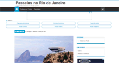Desktop Screenshot of passeiosnoriodejaneiro.com